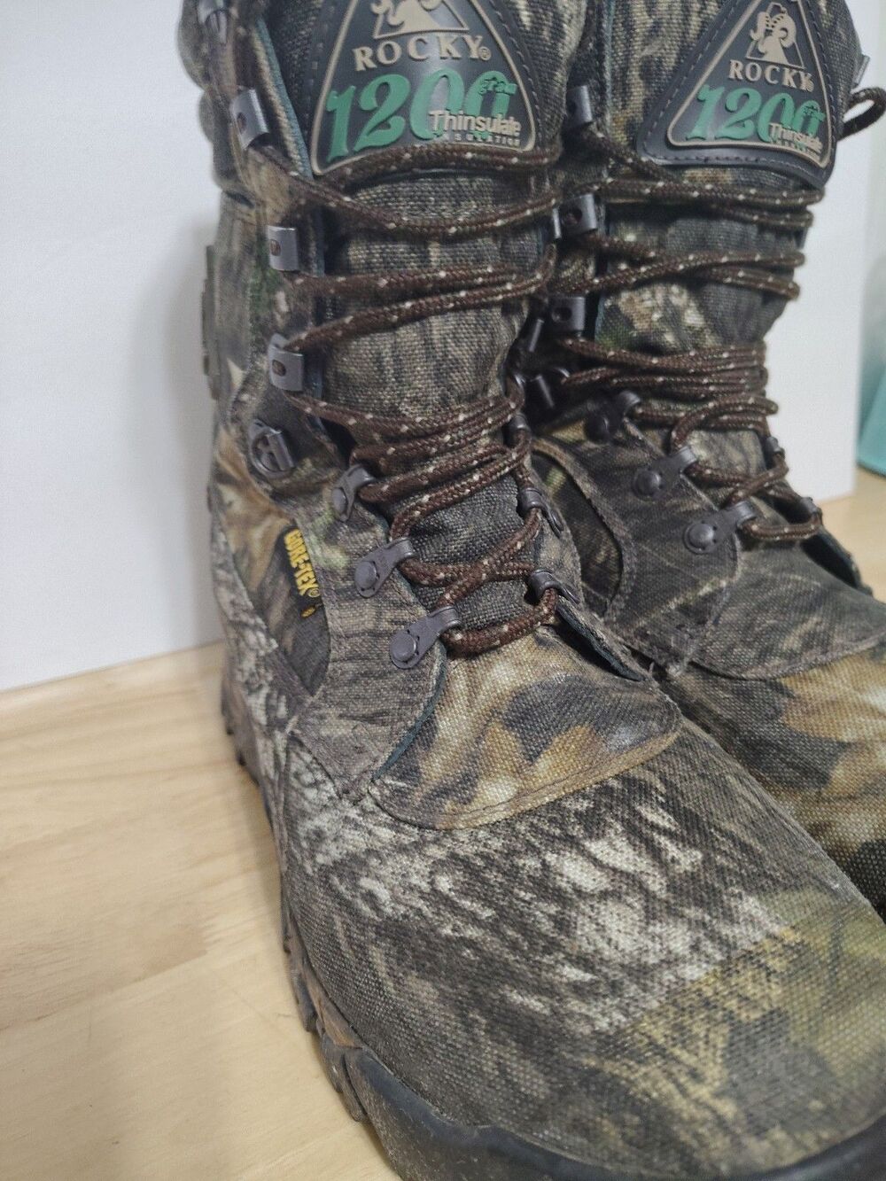 Rocky Camo Bear Trax Series 8973 Gore-Tex  Boots Mens 8.5 W 1200 gr. Insulated - Picture 12 of 16
